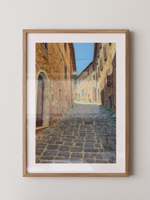 Mittelalter Gasse sonnig