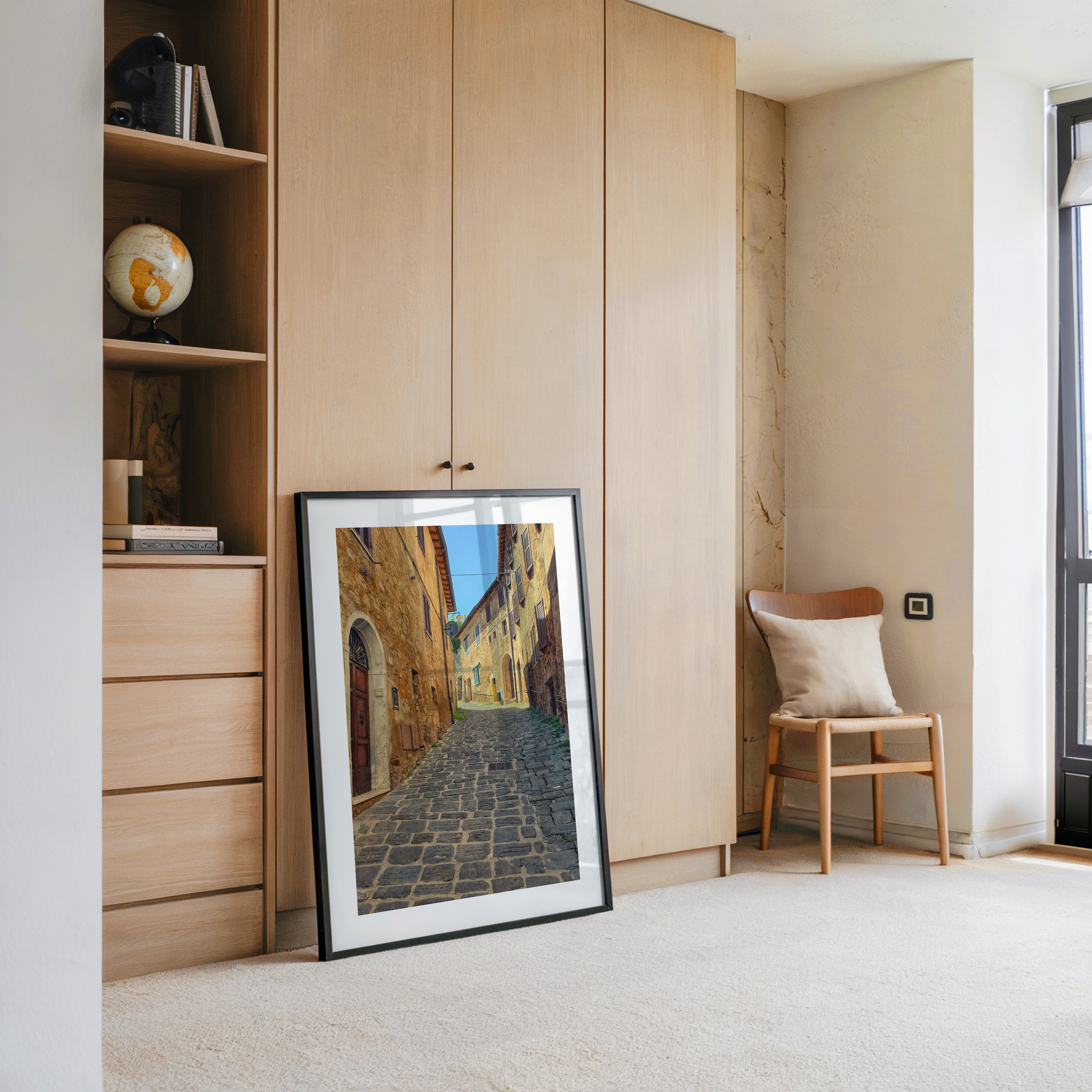 Mittelalter Gasse sonnig