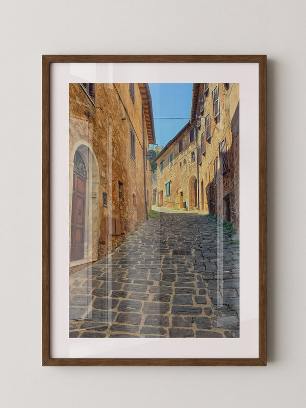 Mittelalter Gasse sonnig