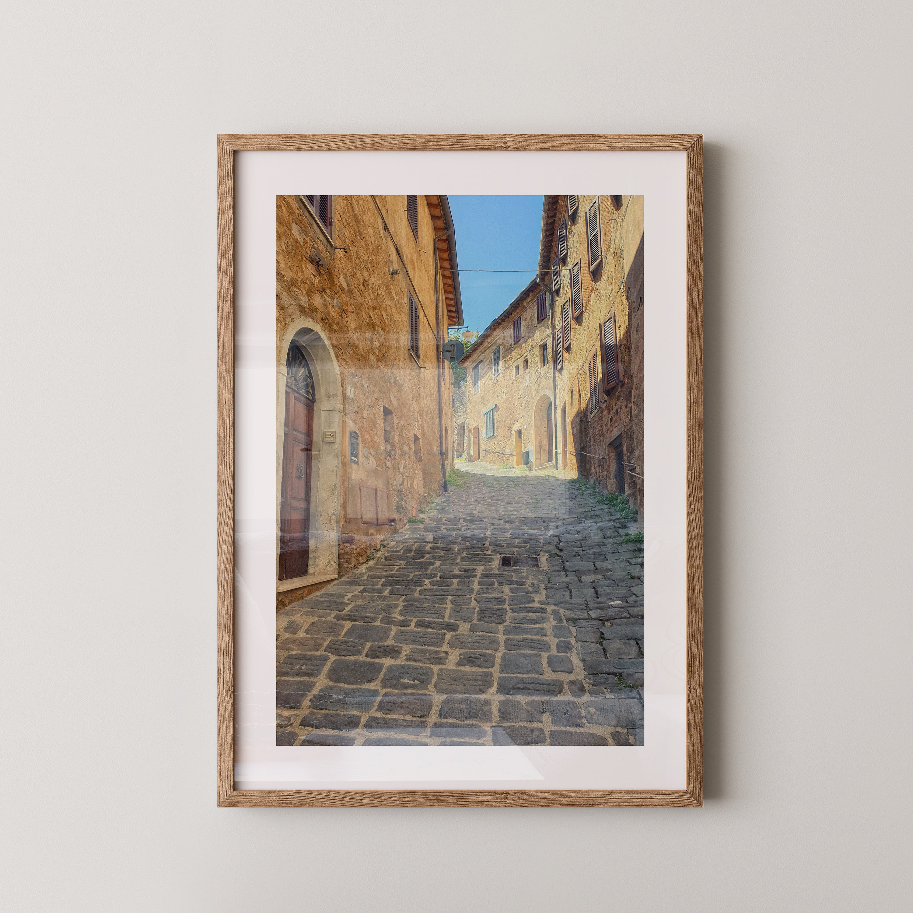 Mittelalter Gasse sonnig