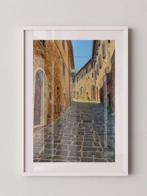 Mittelalter Gasse sonnig