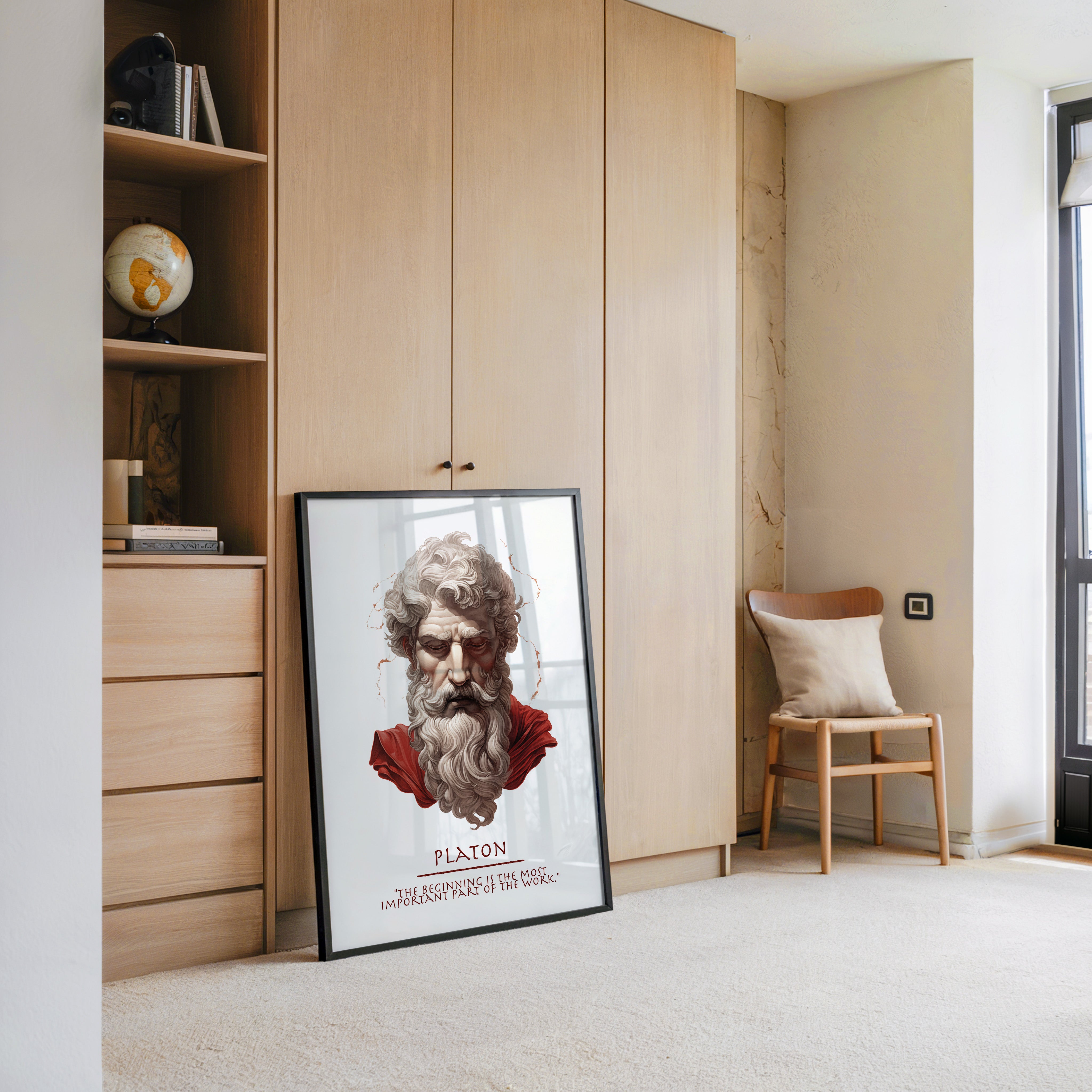 Alte Statue Grafisch