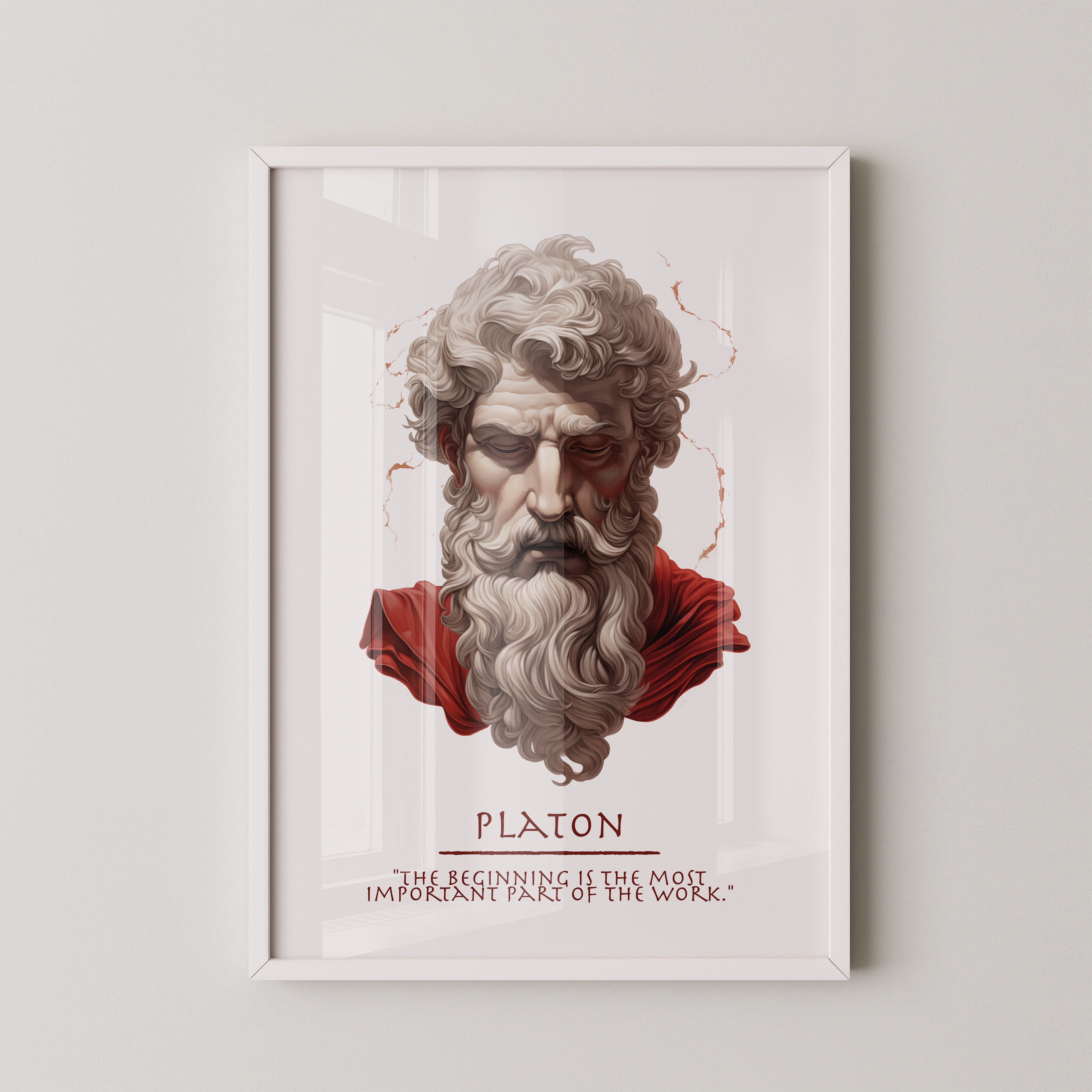 Alte Statue Grafisch