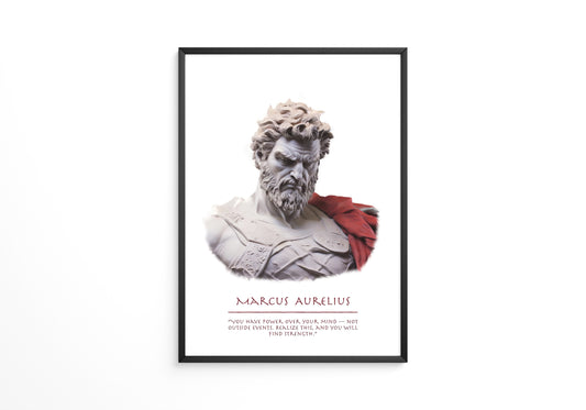 Marcus Aurelius Büste Antik Look