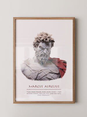 Marcus Aurelius Büste Antik Look