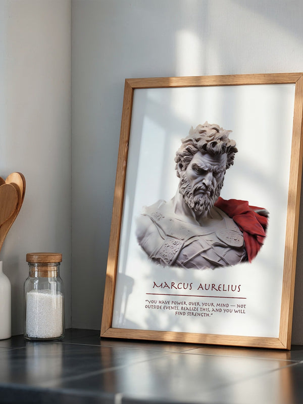 Marcus Aurelius Büste Antik Look