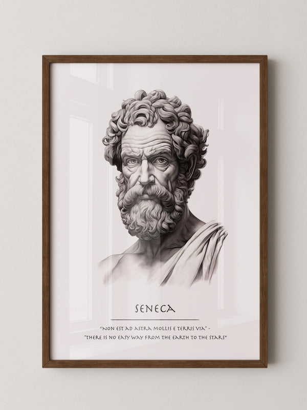 Seneca Büste klassisch schwarzweiß