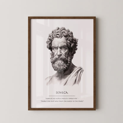 Seneca Büste klassisch schwarzweiß