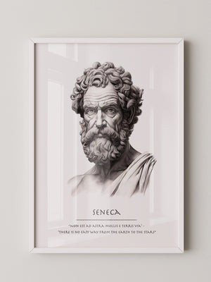 Seneca Büste klassisch schwarzweiß