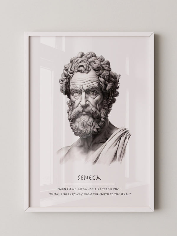 Seneca Büste klassisch schwarzweiß