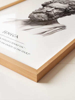 Seneca Büste klassisch schwarzweiß