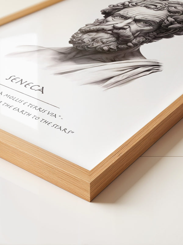 Seneca Büste klassisch schwarzweiß