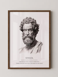 Seneca Büste klassisch schwarzweiß