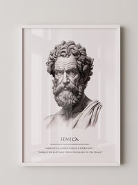 Seneca Büste klassisch schwarzweiß