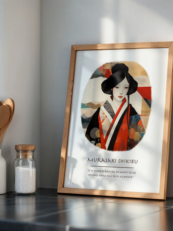 Geisha Portrait Farbenpracht