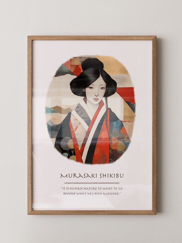 Geisha Portrait Farbenpracht