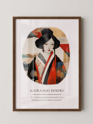 Geisha Portrait Farbenpracht
