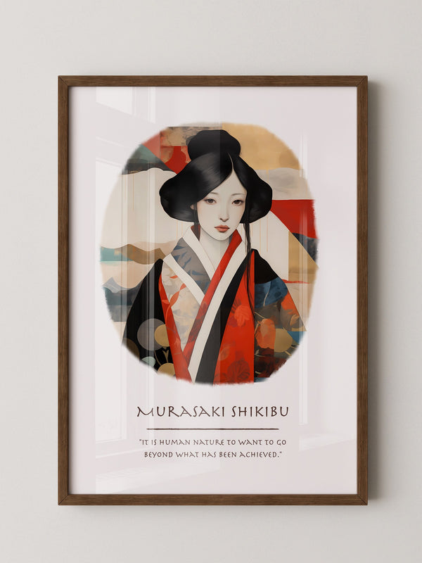 Geisha Portrait Farbenpracht