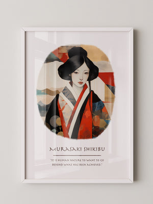Geisha Portrait Farbenpracht