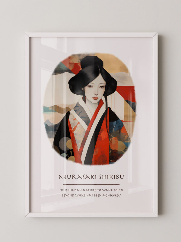 Geisha Portrait Farbenpracht