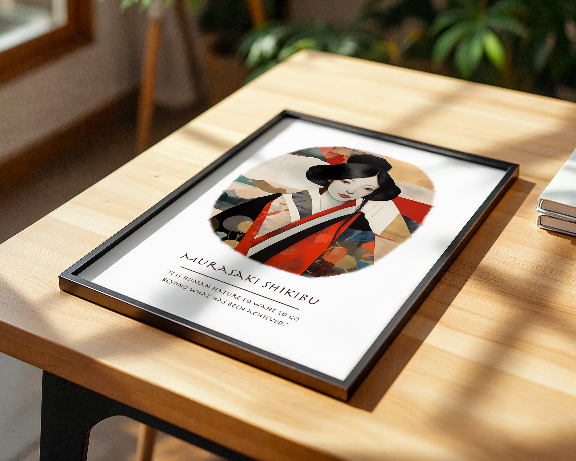 Geisha Portrait Farbenpracht