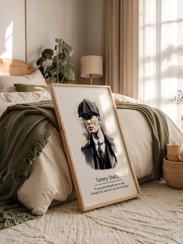 Mann mit Schiebermütze Aquarell
