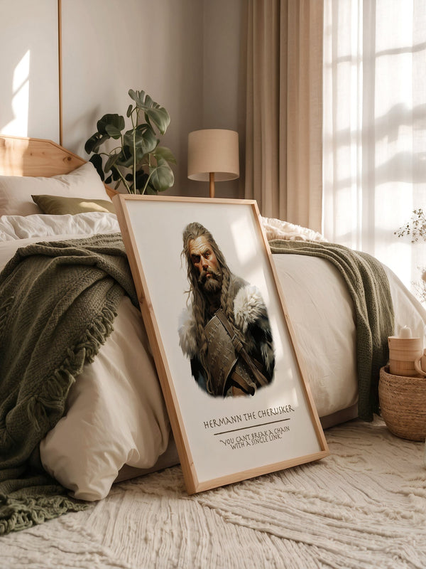 Kriegerporträt traditionell