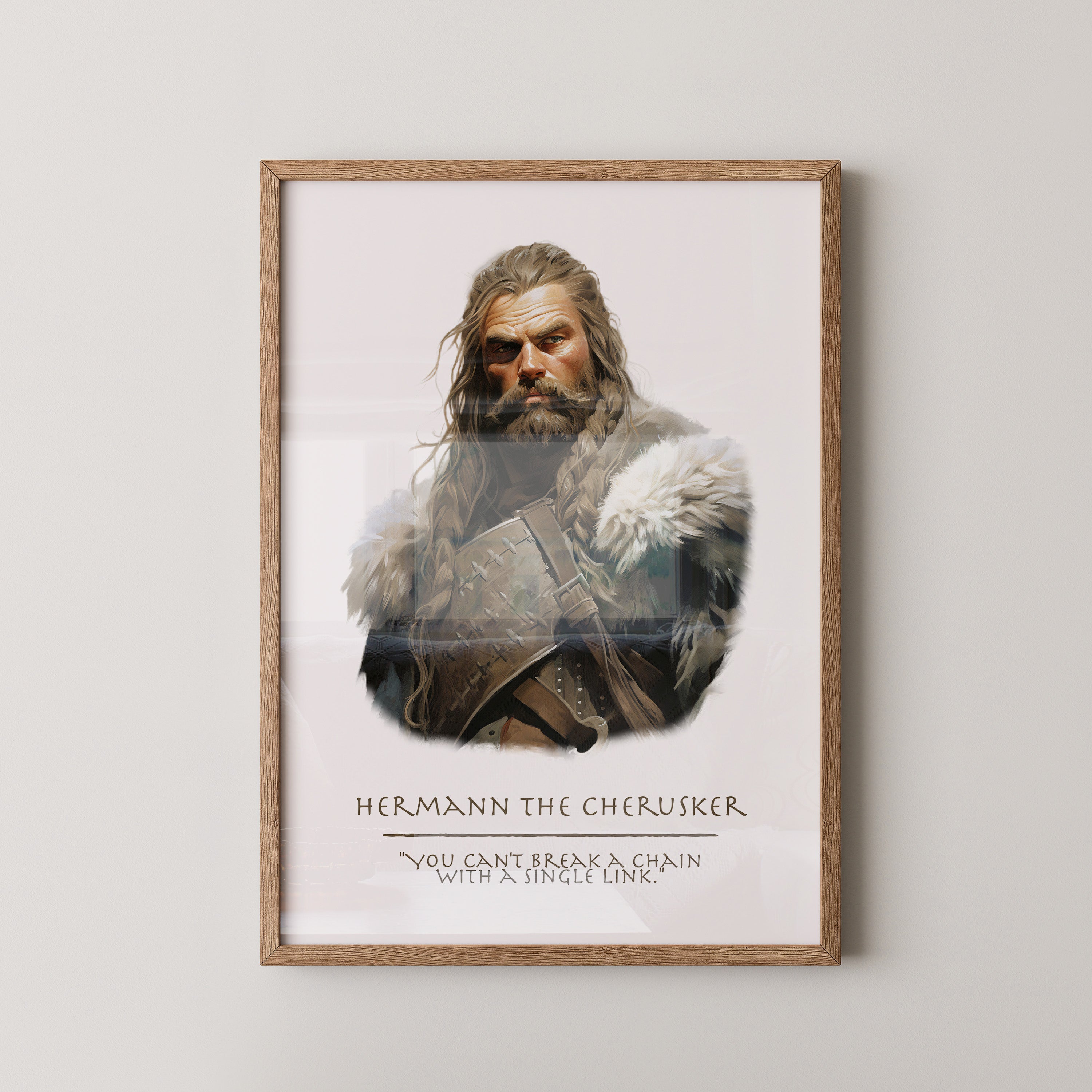 Kriegerporträt traditionell