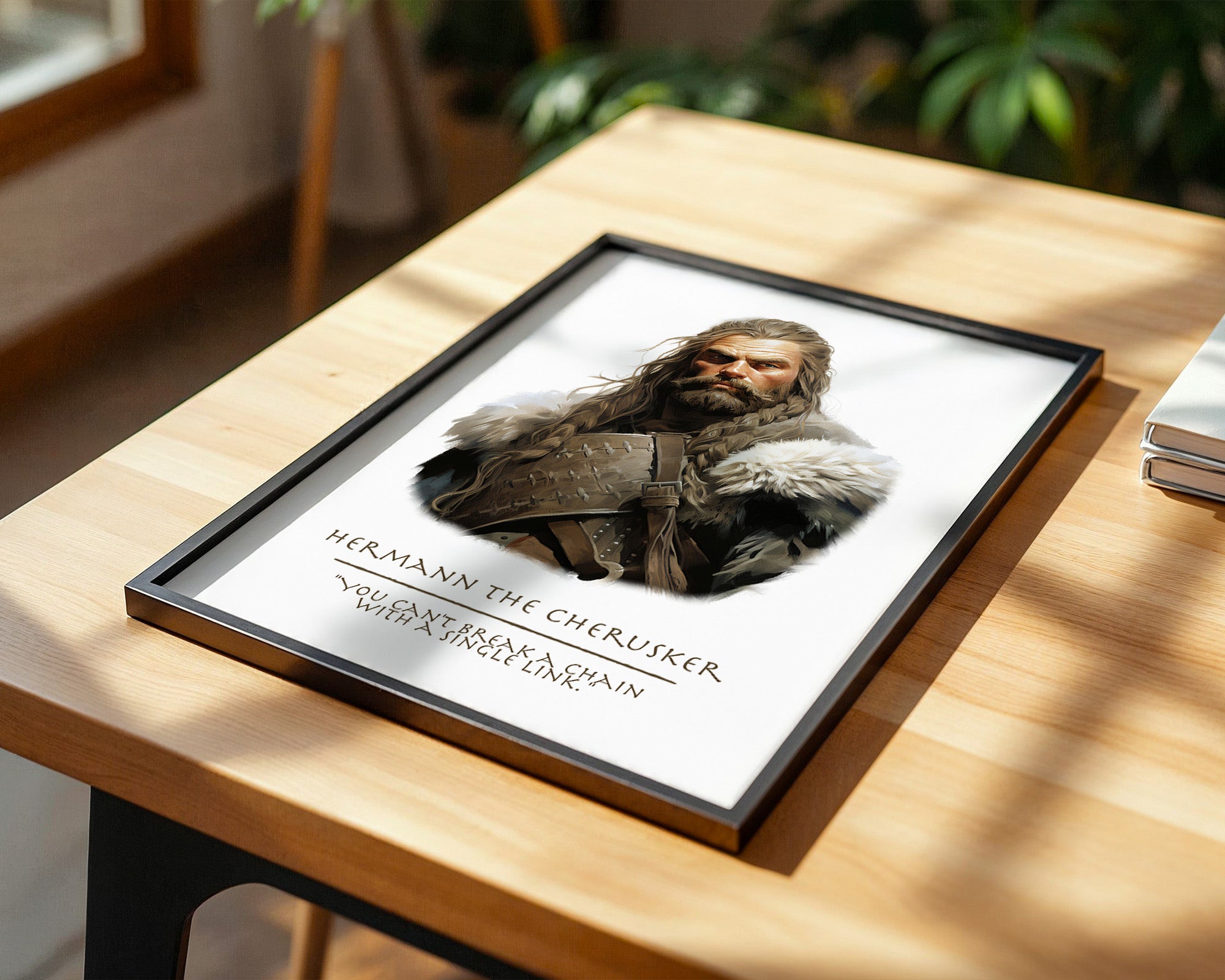 Kriegerporträt traditionell