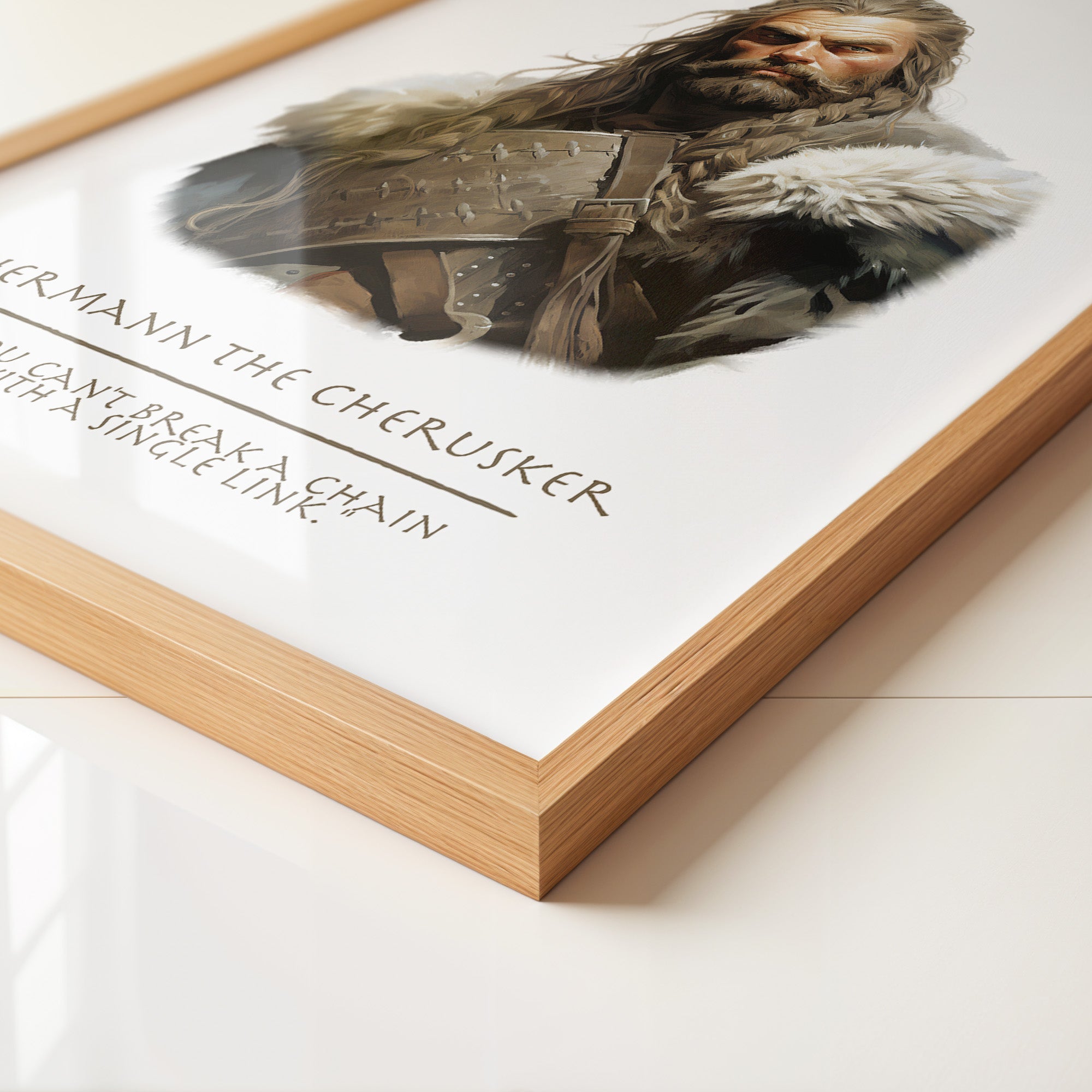 Kriegerporträt traditionell