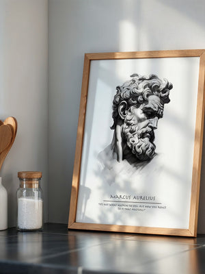 Büste Antik Charcoal-Schattierung