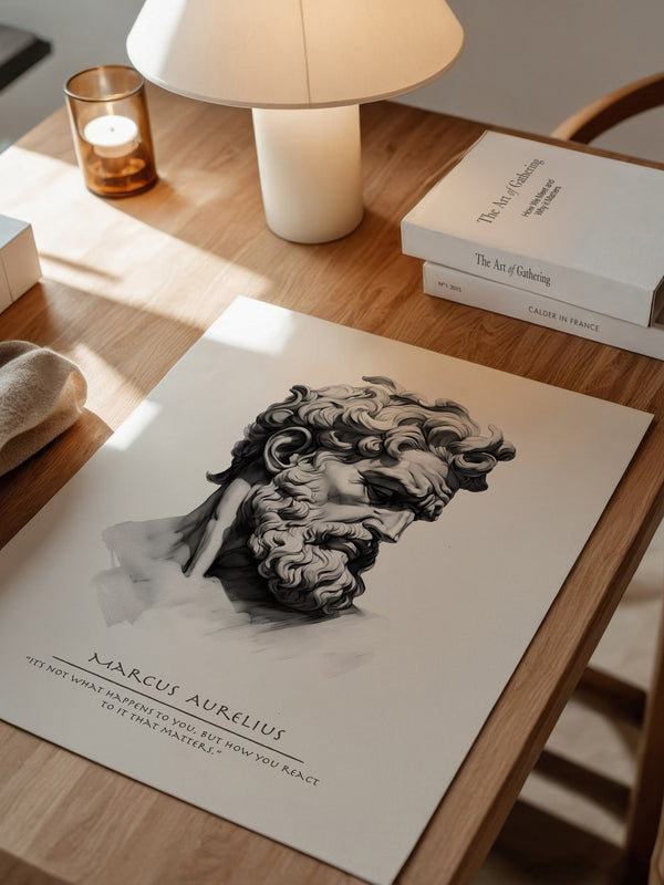 Büste Antik Charcoal-Schattierung