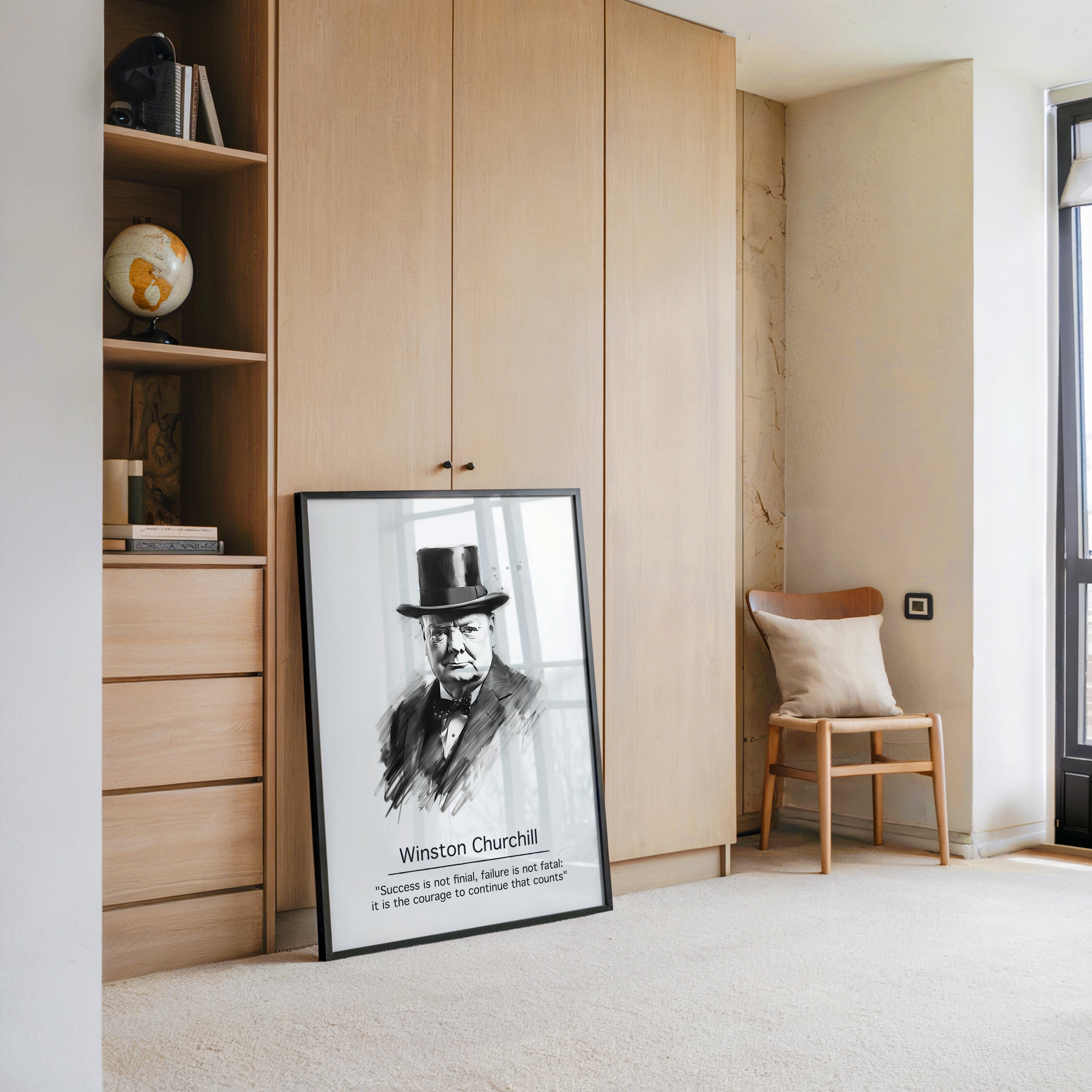 Schwarz-Weiß Porträt Gentleman