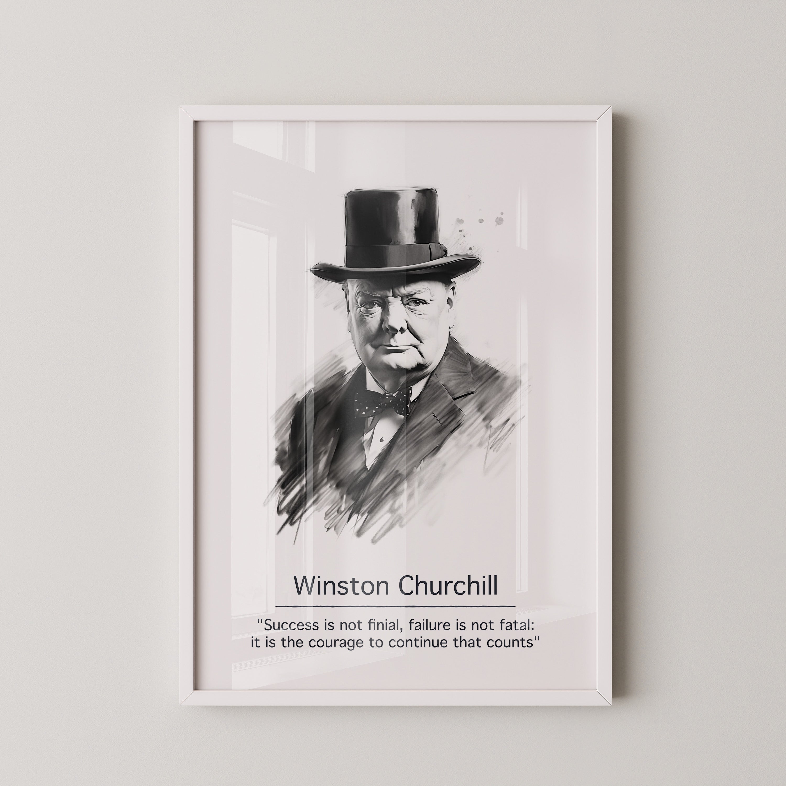 Schwarz-Weiß Porträt Gentleman