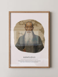 Konfuzius Traditionell Portrait