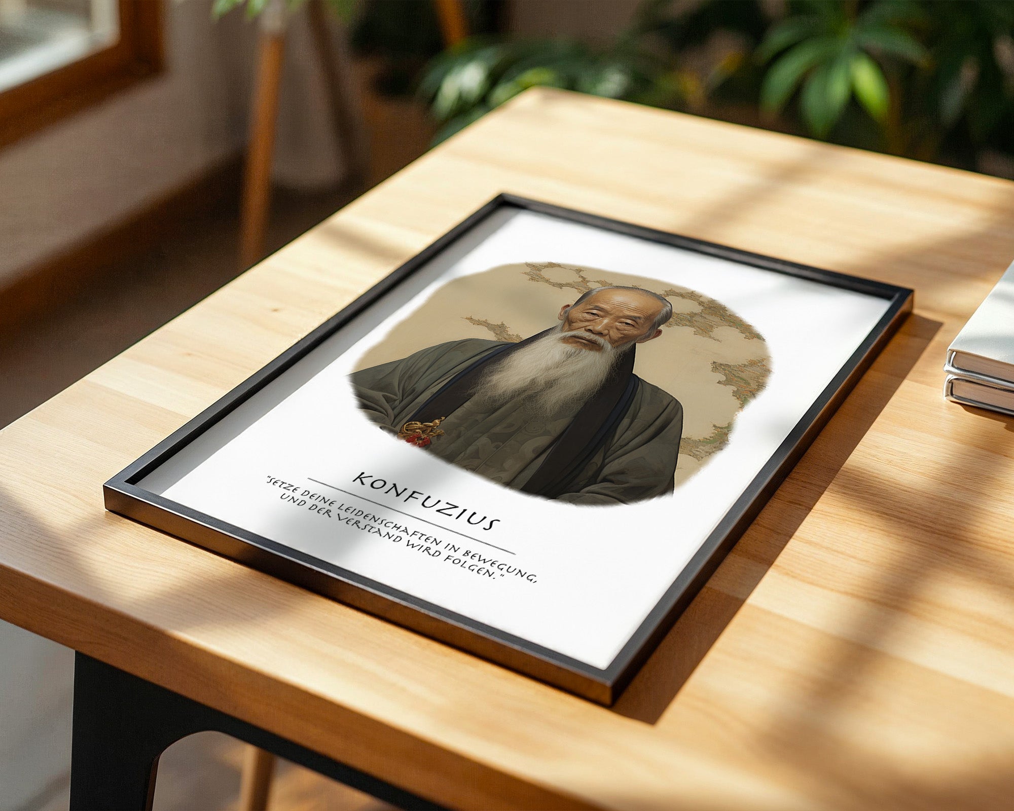 Konfuzius Traditionell Portrait