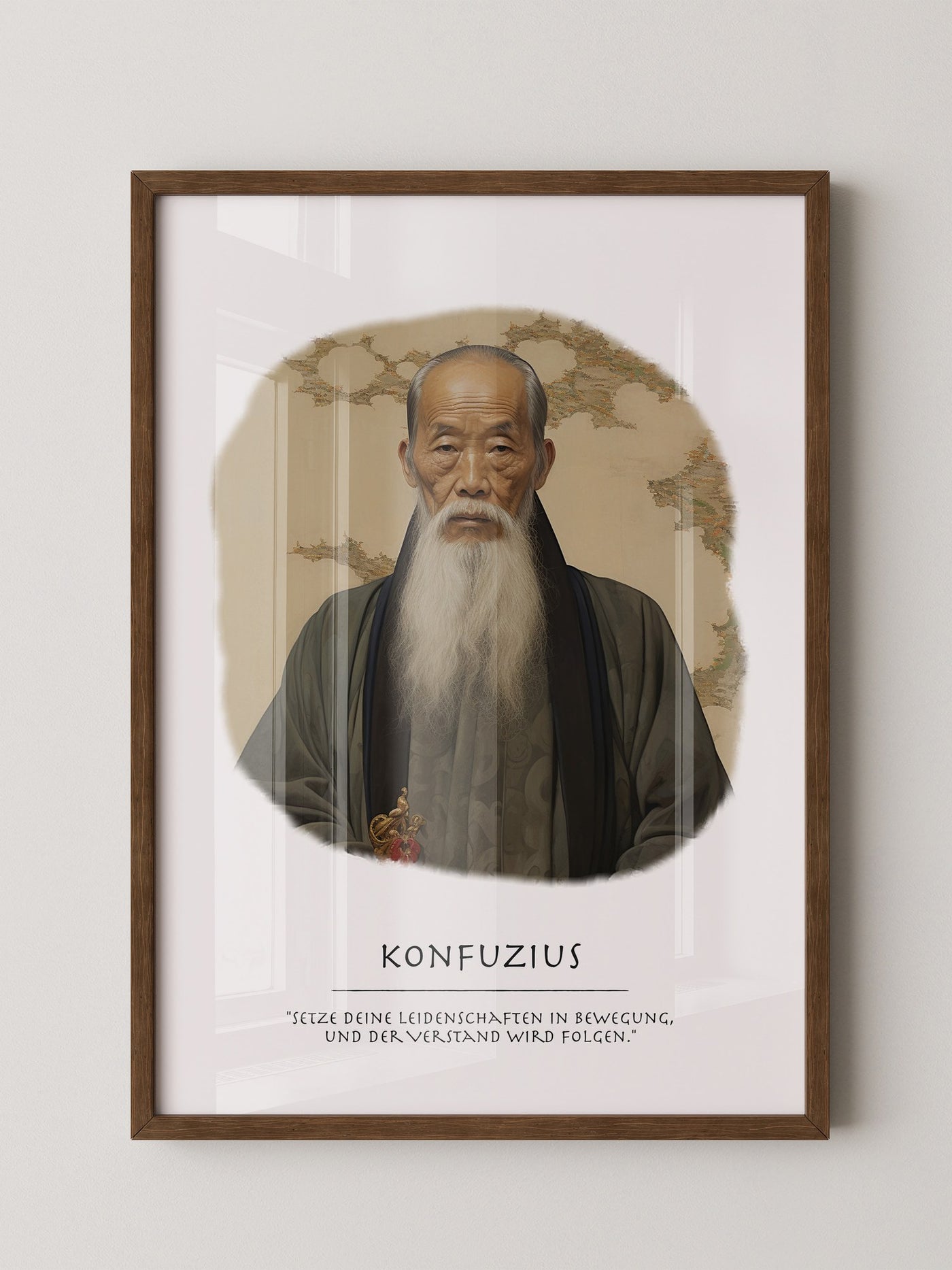 Konfuzius Traditionell Portrait