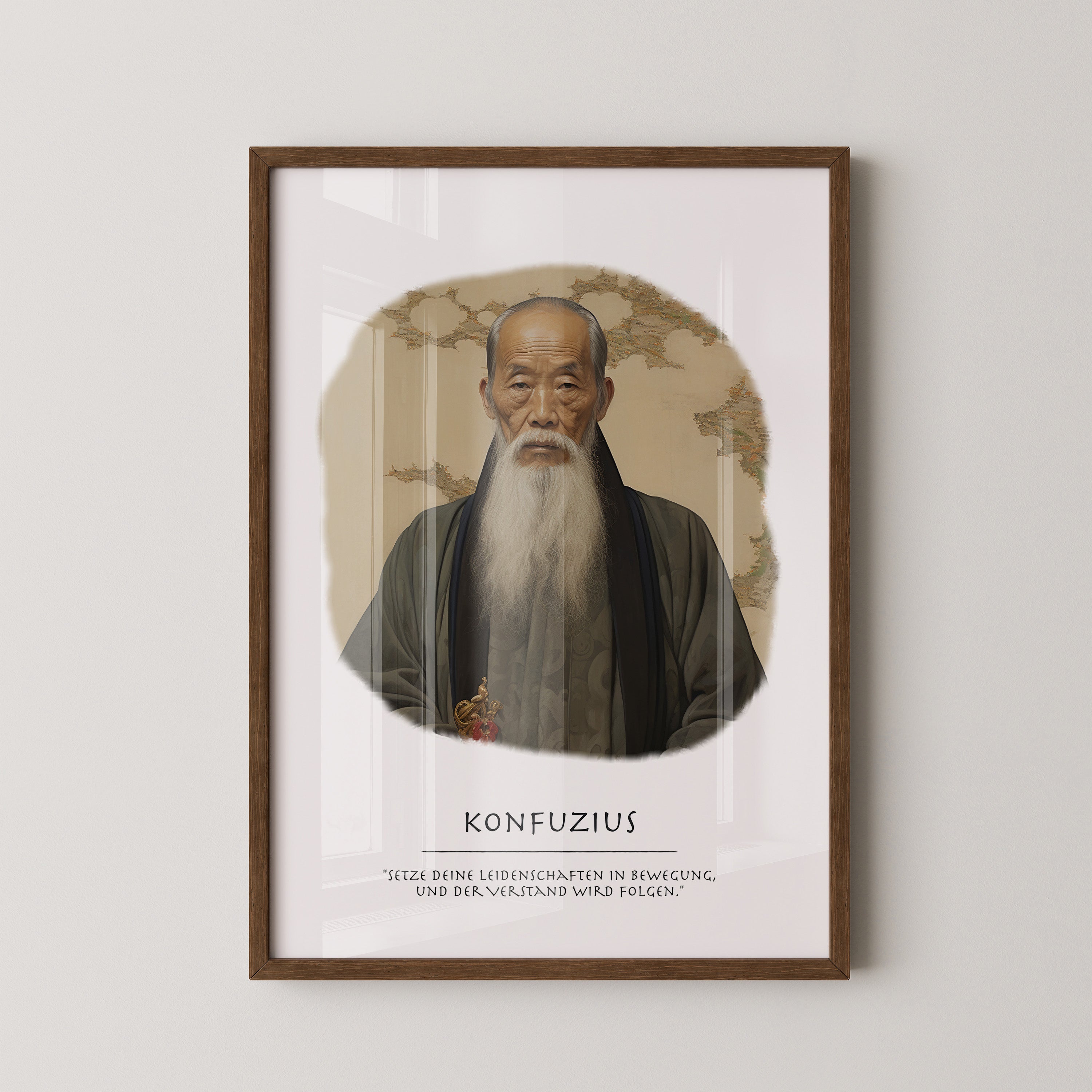 Konfuzius Traditionell Portrait