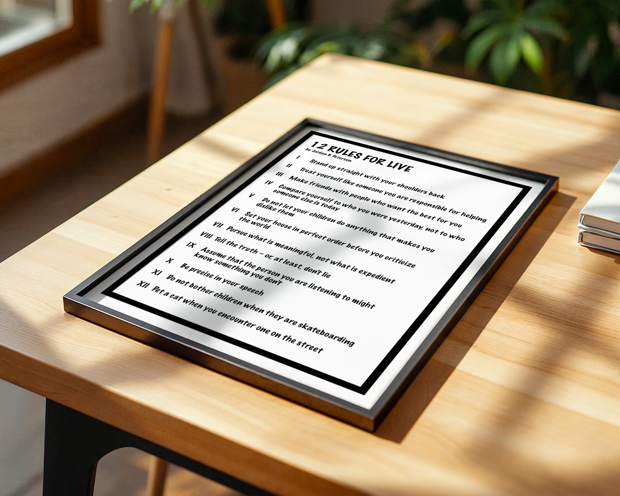 Regeln Minimalistisch Schwarz-Weiß