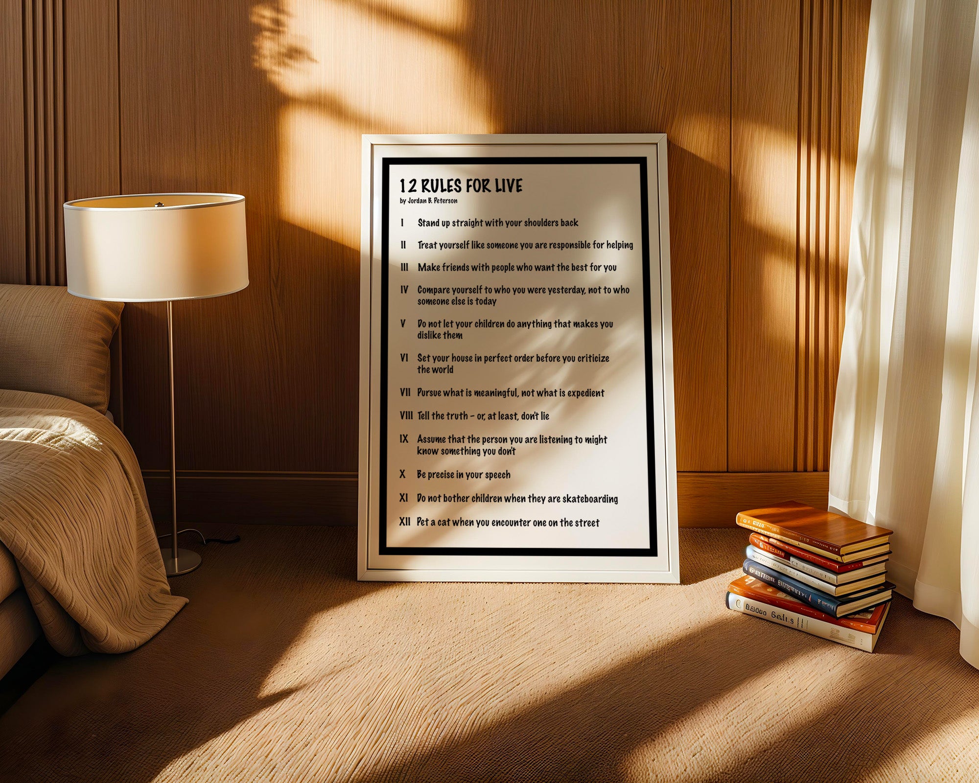 Regeln Minimalistisch Schwarz-Weiß