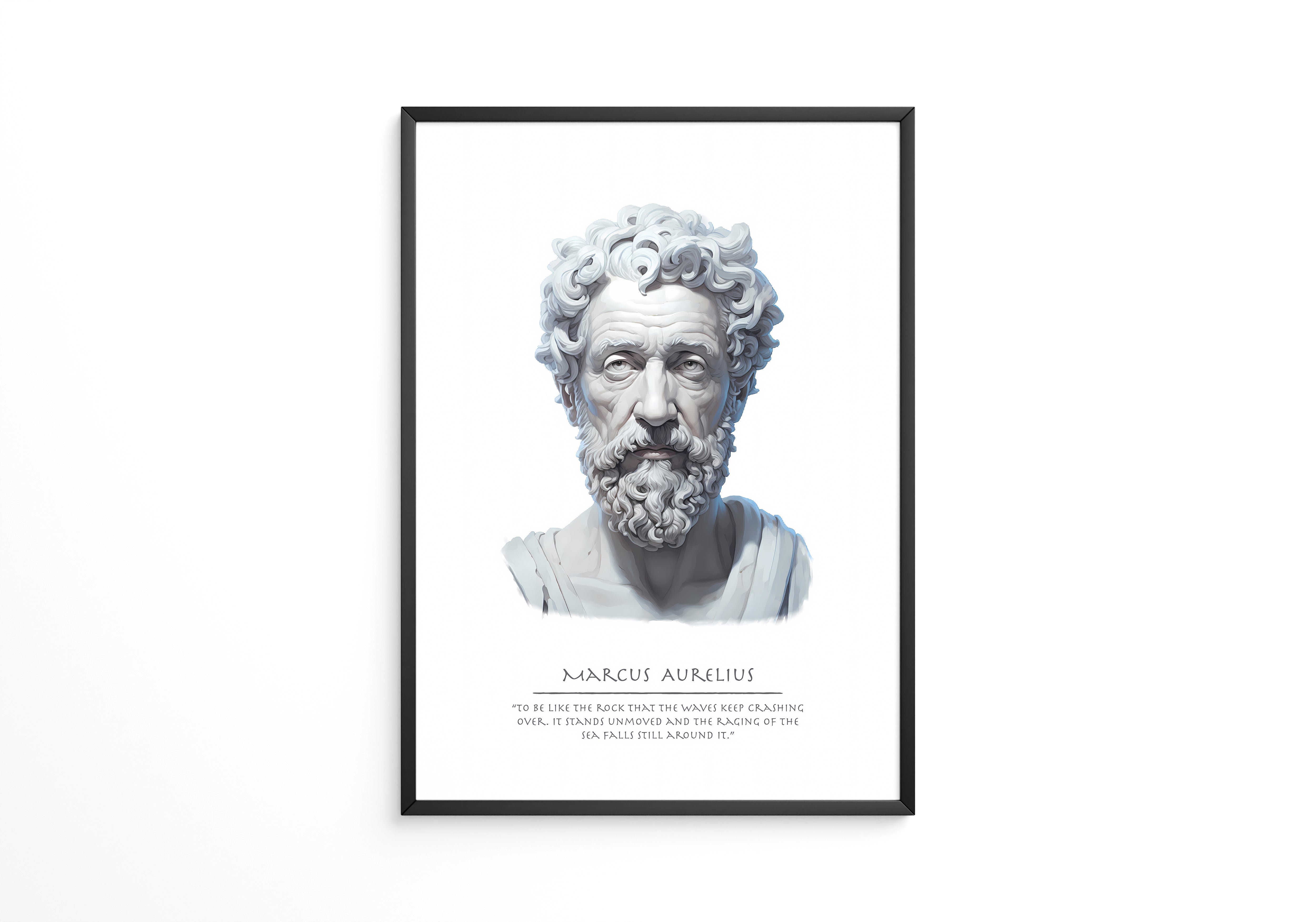 Büste Antiker Stil Graustufen