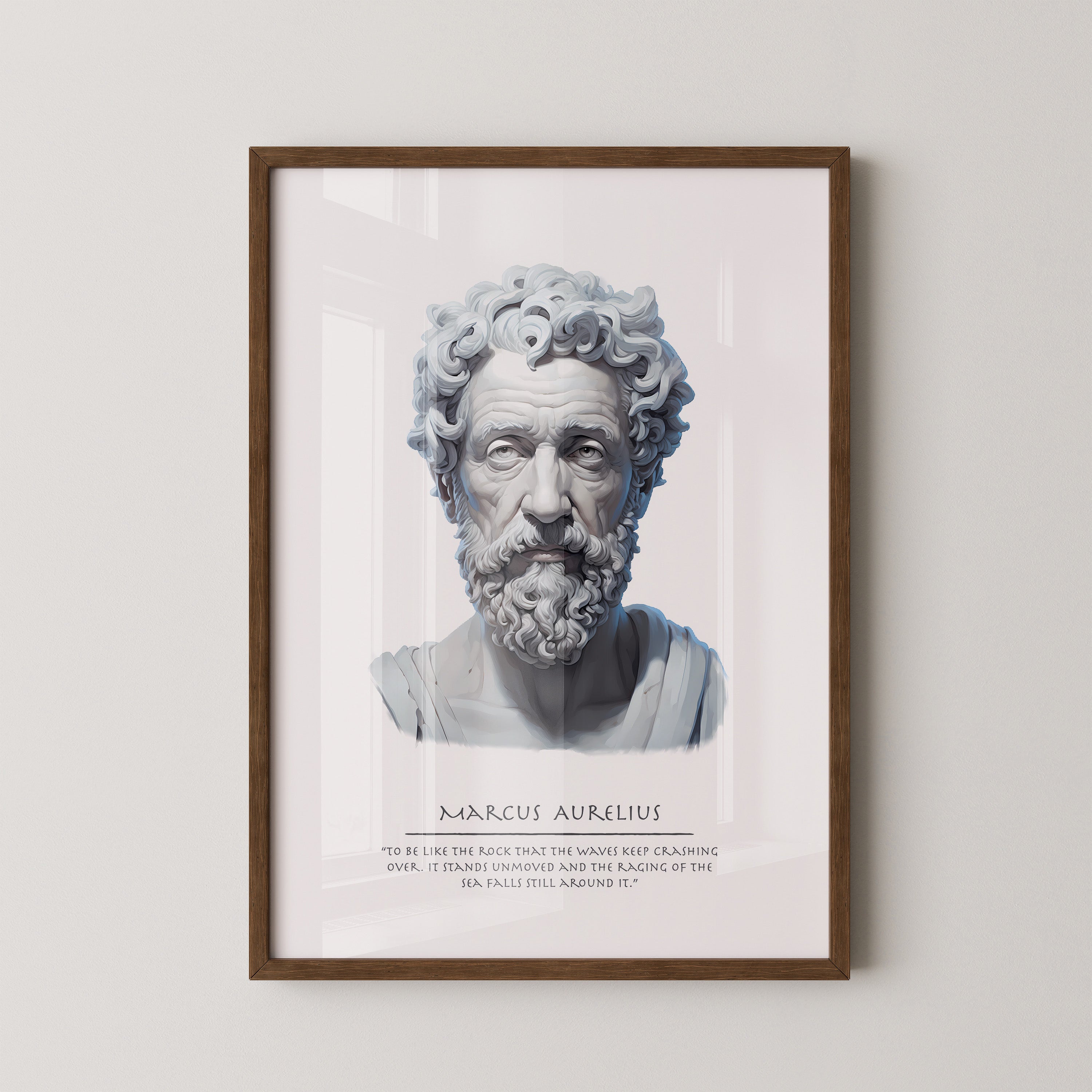 Büste Antiker Stil Graustufen