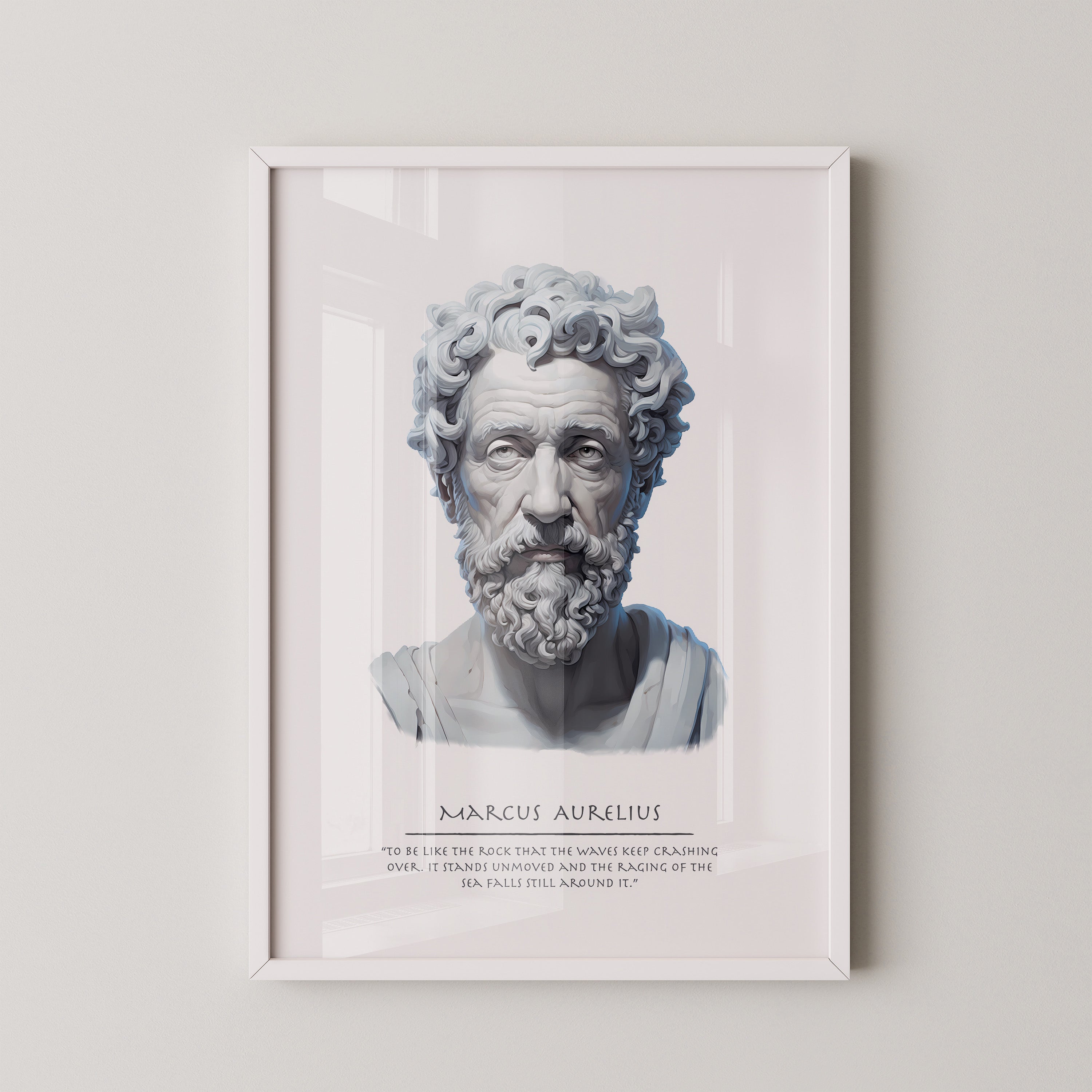 Büste Antiker Stil Graustufen