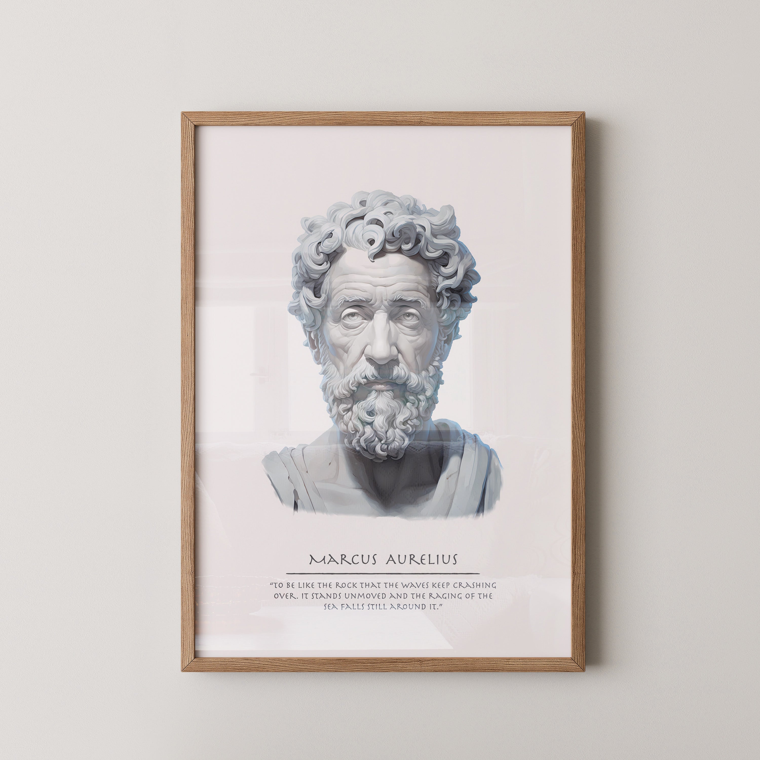 Büste Antiker Stil Graustufen