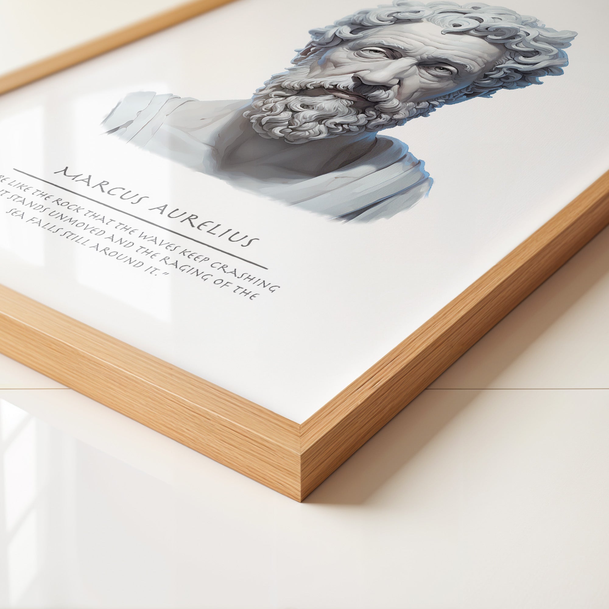 Büste Antiker Stil Graustufen