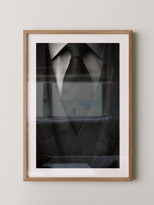 Eleganter Anzug Textur schwarz
