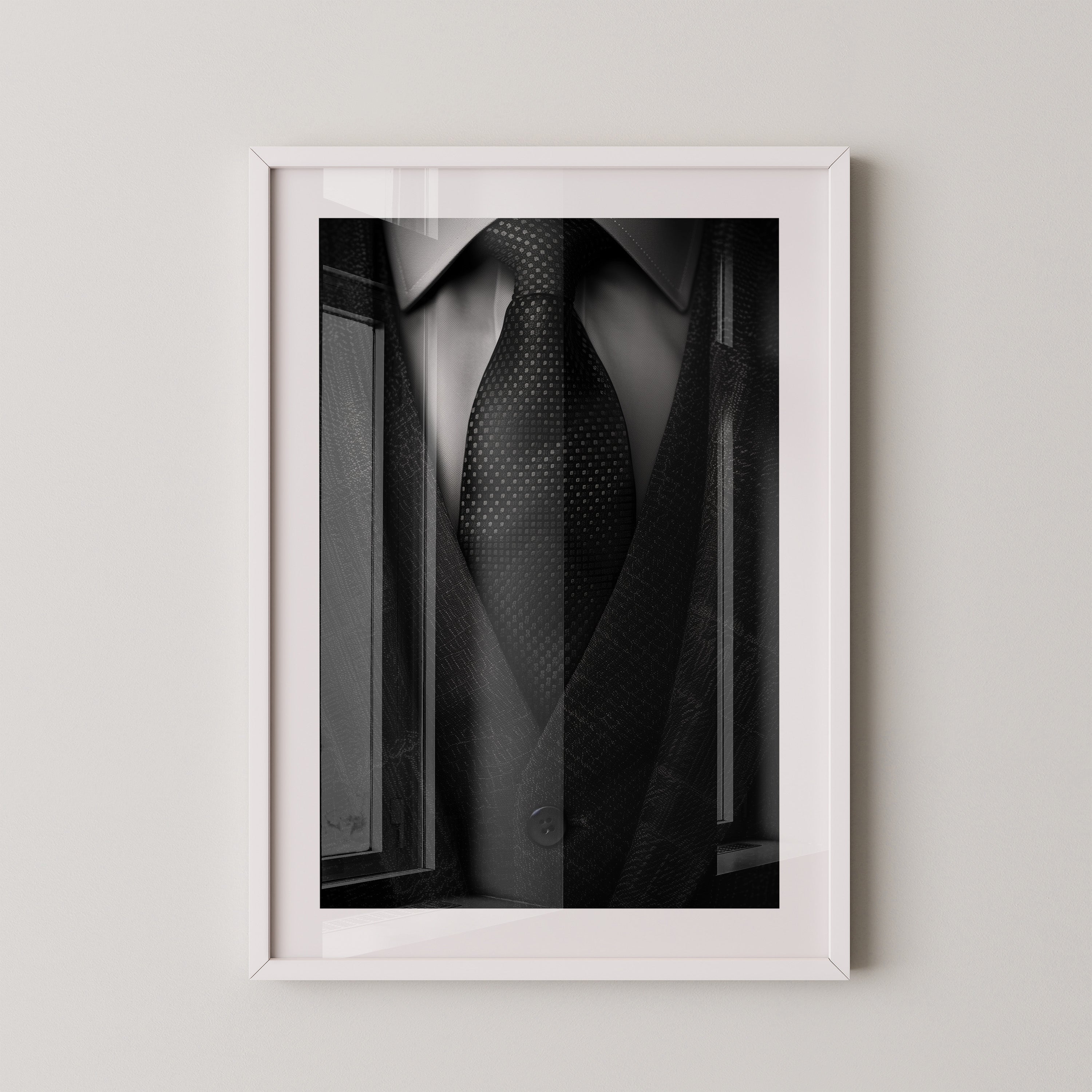 Eleganter Anzug Textur schwarz