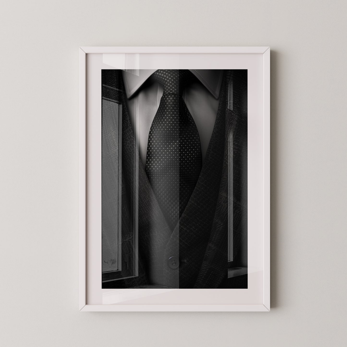 Eleganter Anzug Textur schwarz