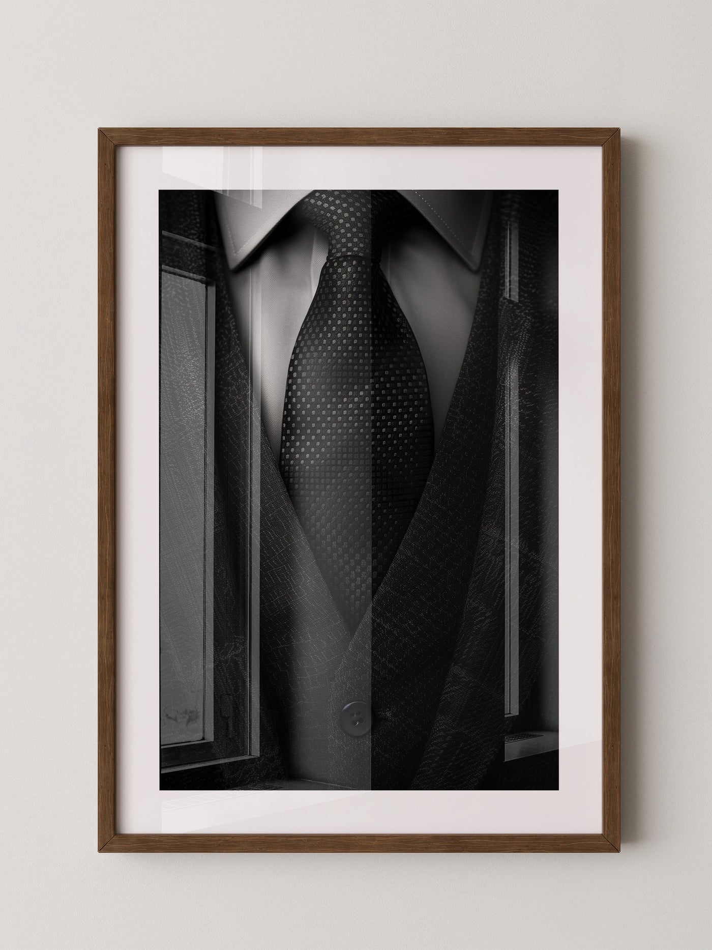 Eleganter Anzug Textur schwarz