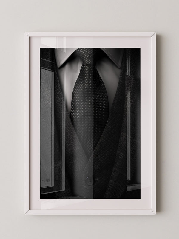 Eleganter Anzug Textur schwarz